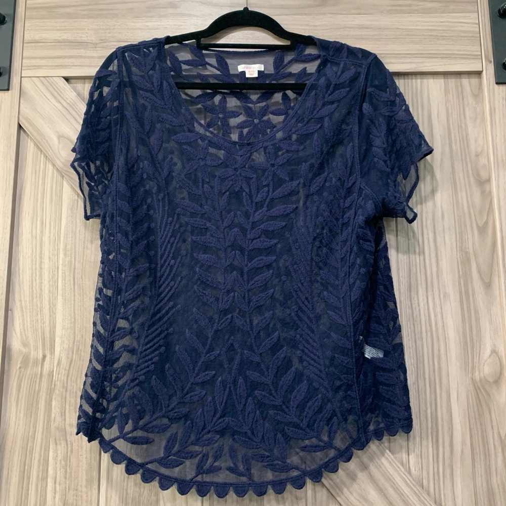 Xhilaration Sheer Crop Top